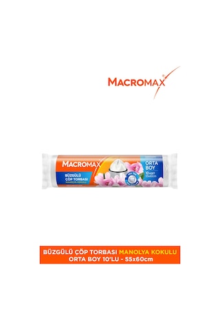 Büzgülü Manolya Çöp Torbası Orta Boy 10'lu