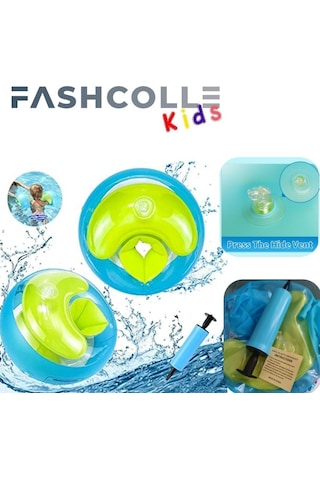 Fashcolle Yuvarlak Yüzme Yardımcısı Şişme Deniz Kolluğu L 4 - 14 Yaş Çok Renkli