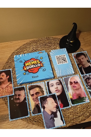 Memes Bulmaca Kutu Oyunu Klasik 1. Model - Kese Hediyeli - Eğlenceli Grup & Parti Oyunu