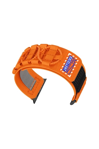 Apple Uyumlu Watch 7 8 9 Ultra Ultra 2 49mm Redclick K-112 Orbital Halat Tasarımlı Naylon Kumaş Hasır Kordon