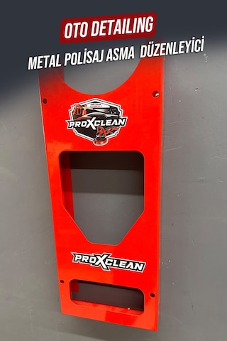 Premium Polisaj Makinesi Standı - Duvar Tipi Metal Oto Detailing Makine Tutucu