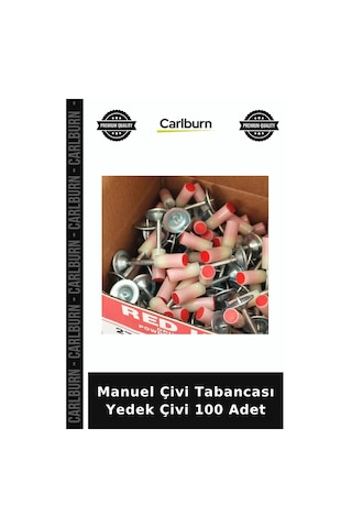 Özel Üretim Tabanca Çivisi Hırdavat Atölye Manuel Çivi Tabancası Yedek Çivi 100 Adet