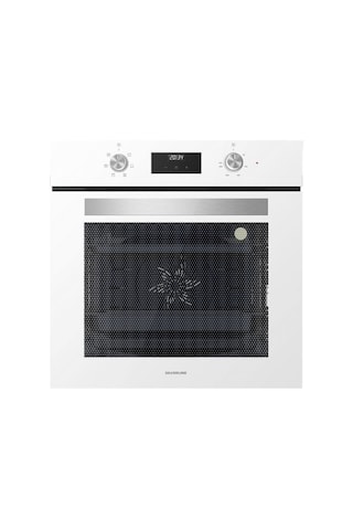 Silverline BO6502W02 - CS5335W01 - 3457 Soho 60 Beyaz Cam Ankastre Set