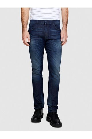 Sisley Pamuk Karışımlı Yıkama Efektli Skinny Fit Denim Pantolon Erkek Haki Mix Pantolon - 324p4y7v576l9