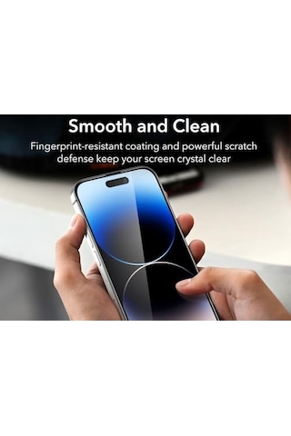 İphone 16 Pro Max Uyumlu Ekranı Tam Kaplayan Full Cam Ekran Koruyucu Kırılmaz Cam Tam Kapatan Screen Protector