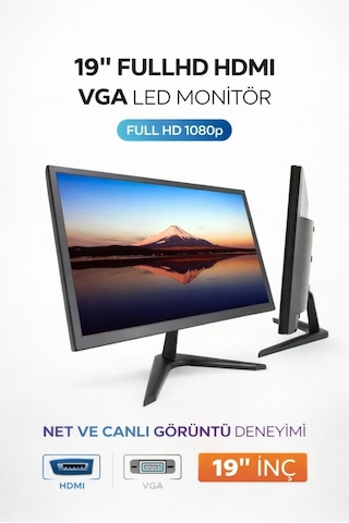 J-Tech Arya i5-6500TE 8 GB 128 GB SSD 19" Free Dos Masaüstü Bilgisayar