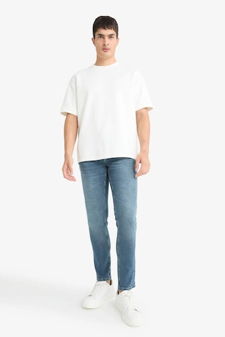 Defacto Pedro Slim Fit Dar Kalıp Normal Bel Dar Paça Jean Pantolon G2615ax25aunm29 Yeşil