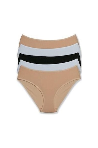Pierre Cardin Kadın Pamuklu Geniş Kenarlı 5li Külot Çok Renkli