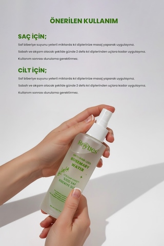 Biberiye Suyu - Dökülme Karşıtı Ve Saç Uzatma Etkili Saç Toniği Pure Rosemary Water 150ml
