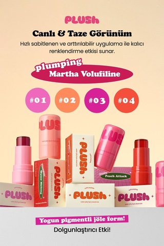 Elensilia Plush Jelly Yanak Ve Dudak Renklendirici Jel Tint Elensilia Plush Blush And Lip 03 Grape Queen