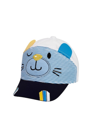Civil Baby Erkek Bebek Kep Şapka 0-24 Ay Beyaz A6E572005Y21-3 Beyaz