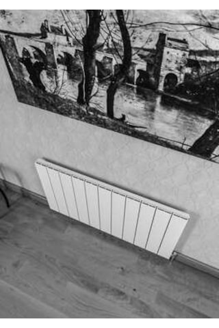 Warma Drama Yatay Alüminyum Radyatör 1040x600 Pütürlü Antrasit 7946