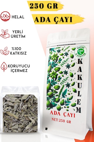 Kakulem Sertifikalı 250 Gr Yöresel Katkısız Doğal Kurutulmuş Ada Çayı