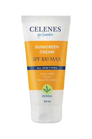 Celenes By Sweden Herbal Koruyucu Güneş Kremi SPF100 Max 50 ML