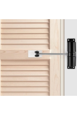 Basit Kapı Kapatıcı Ev Otomatik Menteşe Sessiz Kapatıcı Beyaz