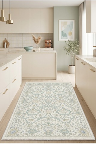 Dekoratif Halı Kaymaz Taban Leke Tutmaz Yıkanabilir Kilim Özel Ölçü Salon Halısı 3039