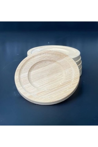 Bambu 6 Lı Çay Bardağı Altlığı -bardak Altlığı Bambu