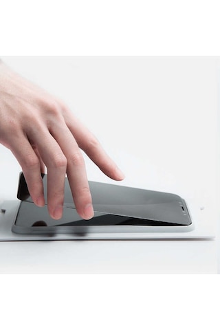 Apple Uyumlu iPhone 12 Davin 5d Privacy Cam Zore Ekran Koruyucu