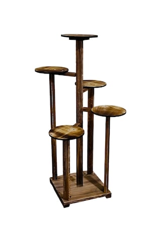 Wooden City Ahşap Saksılık Çiçeklik Çiçek Standı Saksı Standı