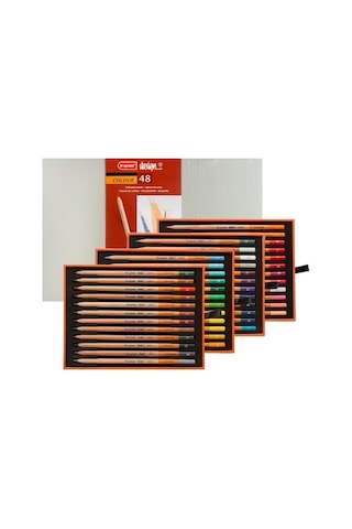 Bruynzeel Design Color Ahşap Kutulu Kuru Boya Seti 48 Renk N11.1313