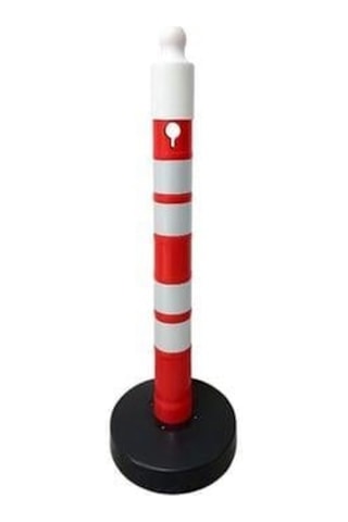 Dubalı Uyarı Dikmesi 12 Kg-110x1200 Mm Reflektifli