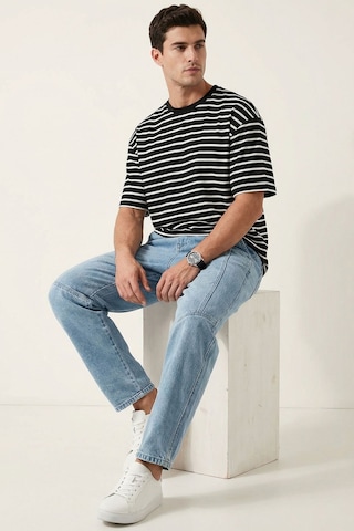 Hiccup Bdart Bağcıklı Bel Bol Kesim Kot Pantolon Maya Mavisi