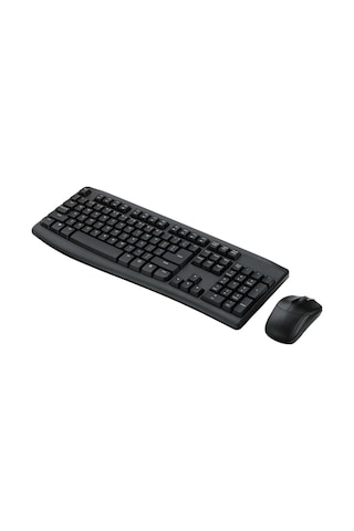 Rapoo X1800pro 13387 Kablosuz Tr Klavye Mouse Set Siyah Optik