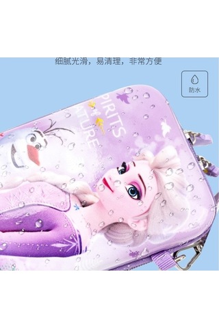 Maoyaya Kızlar Frozen Omuz Çantası Hafif Çocuk Çapraz Askılı Çanta Açık Mor Açık Mor