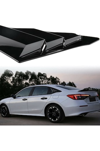 Honda Civic Aksesuar Fe1 Uyumlu Kelebek Cam Kaplama Vizörü 2022