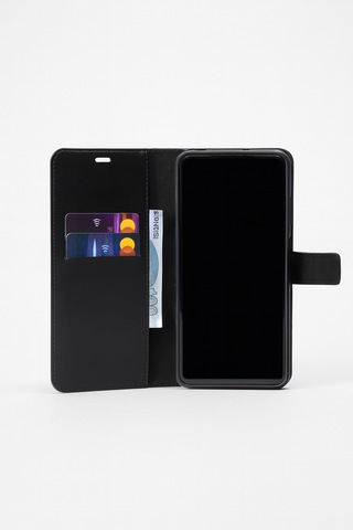 Tecno Spark Slim 5g Cüzdanlı Standlı Kapaklı Kılıf Siyah Siyah