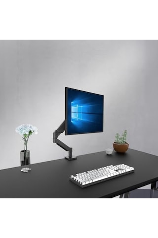 13-32" Lcd/led Monitör Tutucu, Kol Amortisörlü, Vesa 75 75 100 100, Monitör Standı 2-20 Kg, 360 Derece Dönebilen, Stand Askı Aparatı,