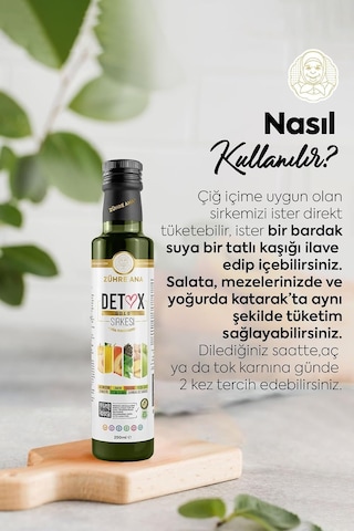 Zühre Ana Detox Gold Sirkesi Doğal Fermantasyon 250 Ml Genel