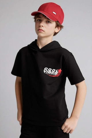 Defacto Sweatshirt Kumaşı 2li Takım Erkek Çocuk H0327a826smbk81 Siyah-bk81