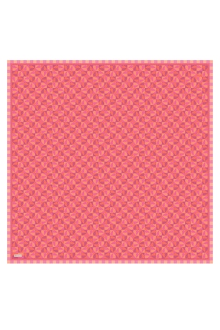 Belli Twill İpek Eşarp 4322-31 Kırmızı Kırmızı - Turuncu