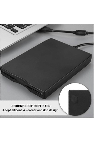 Usb Disket Okuyucu 3,5 İnç Harici Taşınabilir 1,44 Mb Fdd Disket Sürücüsü Windows 7 8 200 İçin