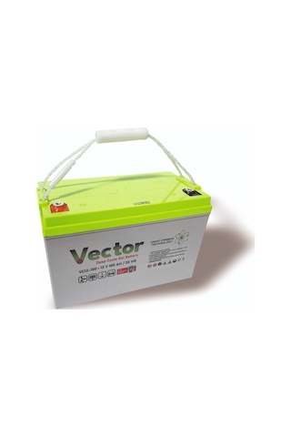 Vector 12 V 110 Ah Amper Jel Akü Deep Cycle Nanocarbon