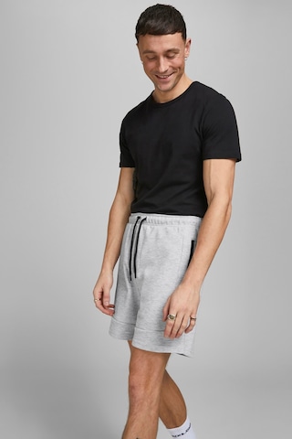 Jack & Jones Jack&jones Erkek Şort 12186750 Light Grey Melange Gri