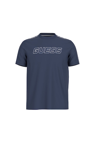 Guess Erkek Arlo Logolu T-shirt M Lacivert