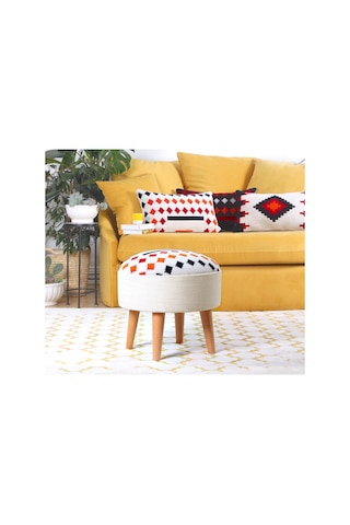 Lorencehome Farm Kilim Puf - Efes