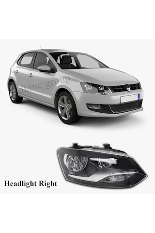 Polo Ön Sağ Far Lambası Hella Tip 2010 2011 2012 2013 2014 Modller İçin