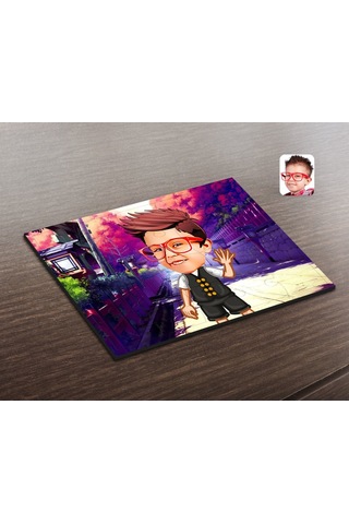 Kişiye Özel Erkek Çocuk Karikatürlü Ahşap Puzzle-2