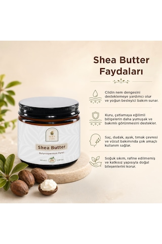 Shea Butter Yağı 100 Ml %100 Saf Diğer