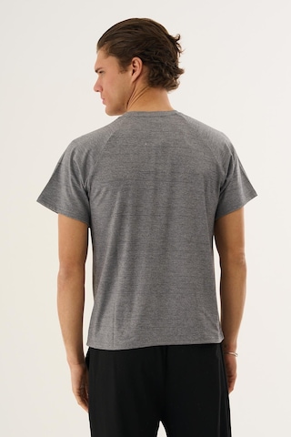 Alexandergardı Reglan Kol Bisiklet Yaka T-shirt Antrasit