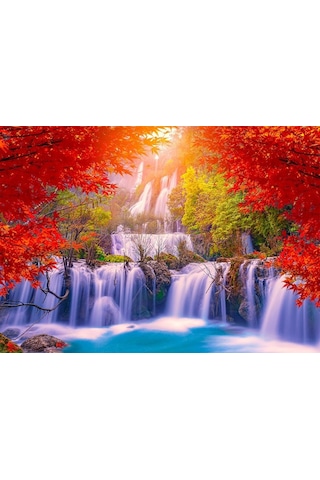 Enjoy Sonbahar'Da Tayland Thee Lor Su Şelalesi 1000 Parça Puzzle