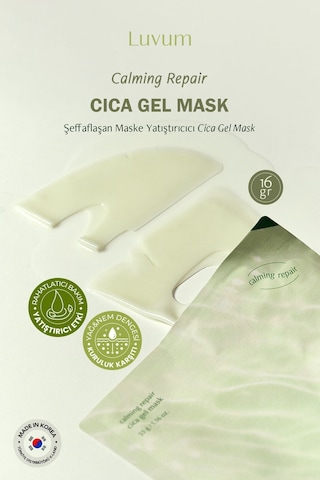 Luvum Şeffaflaşan Kore Eriyen Maske Cica Yatıştırıcı Calming Repair Cica Gel Mask 16 ML