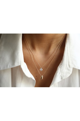 Reis T9971 Corner Necklace Altın 45 CM