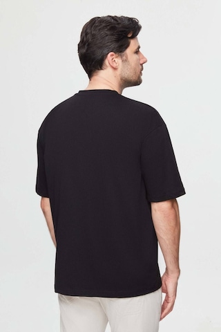 D's Damat Oversize Siyah Baskılı %100 Pamuk T-shirt 2EC14ORT05211 Siyah
