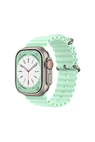 Zenviaat Newface Apple Watch Uyumlu38mm Ocean Kordon - Açık Yeşil Znv2027