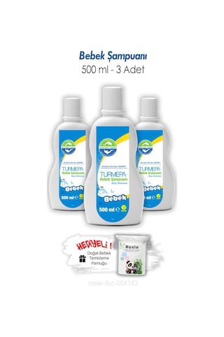 Turmepa Bebek Şampuanı 500 Ml 3 Adet Ve Rosıe