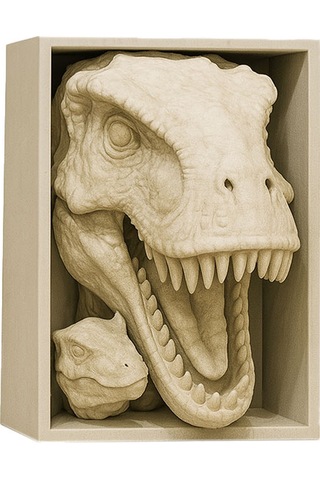 T-rex Kitaplık Dekoru